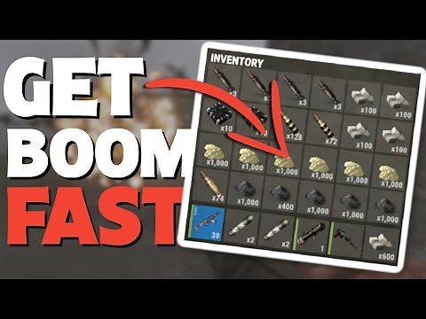 Rust Tips - How To Get Explosives FAST!