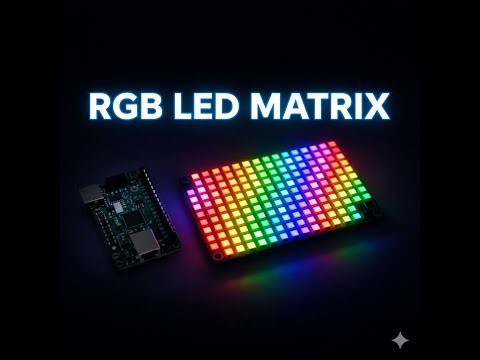 WS2812B LED Matrix with Arduino Nano | Easy Rainbow Effect Tutorial