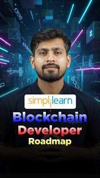 🔥Blockchain Developer Roadmap 2026 #shorts #simplilearn