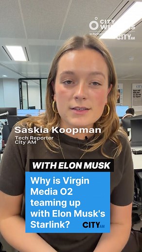 Virgin Media O2 is teaming up with Elon Musk's Starlink to boost mobile coverage using satellite technology. The new service will initially offer messaging and data services, with further improvements planned. It's hoped this will provide signal in previous black spots, with the aim of reaching 95%+ coverage in the UK in the next 12 months. Read more at the link in the description  #uk #news #signal #phone #coverage | City AM | Facebook