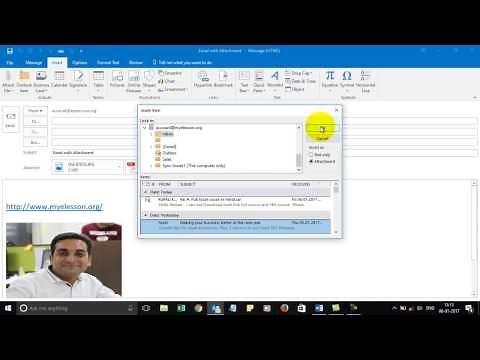 Add Attachment in Email in Outlook