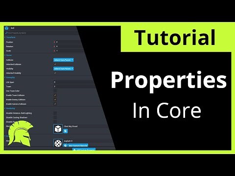 Core Games Editor Tutorial - Learning Properties (Step-by-Step)