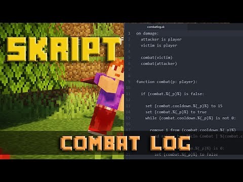 How To Make A Combat Log - Minehut Skript Tutorial