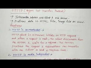 HTTP protocol in hindi | Networking | Lec-20 | Niharika Panda
