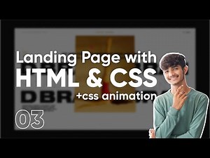 Landing Page With HTML & CSS | 03 | Sheryians Coding School | Modern UI/UX