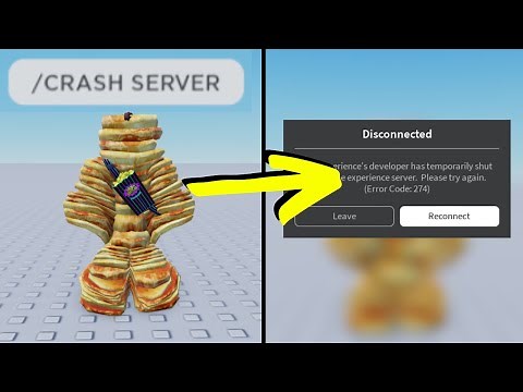 How to make CRASH any roblox server 💀 | PLS ROBLOX FIX