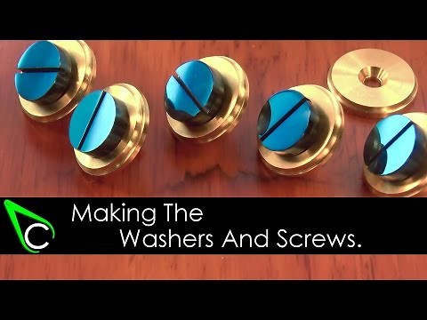 Clockmaking - How To Make A Clock In The Home Machine Shop - Part 3 - Making The Washers And Screws