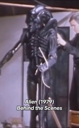 7.7K views · 278 reactions | Alien (1979) Behind the scenes footage. #Alien #Alien1979 #RidleyScott #HRgiger #BehindTheScenes #MakingOf #Film #Filmmaking #HorrorFilm #ScienceFiction #Xenomorph #Lv426 #BigChap | Alien_Theory | Facebook