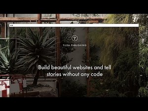 Tilda Website Builder: Main Features