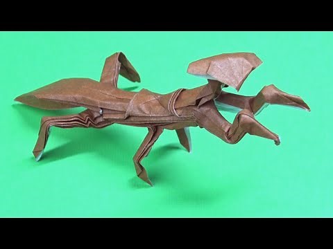Origami Praying Mantis