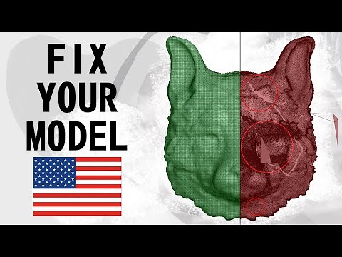 Blender 3D Fix all mesh problems | artefacts (engl version)