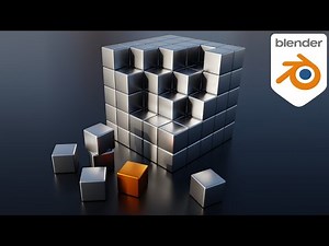 Abstract Cubes (Easy Blender Beginner Tutorial)