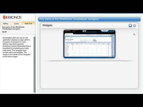 Kronos: Getting Started with Workforce Timekeeper