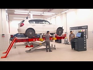 Vehicle full repair process with Electronic Measuring System NAJA 3D from Celette