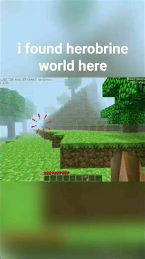 I Found Herobrine World Here #minecraft