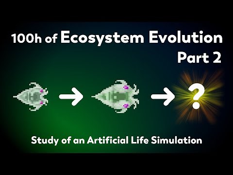 The result of 100h of evolution! Study of natural selection in an ecosystem simulator part 2