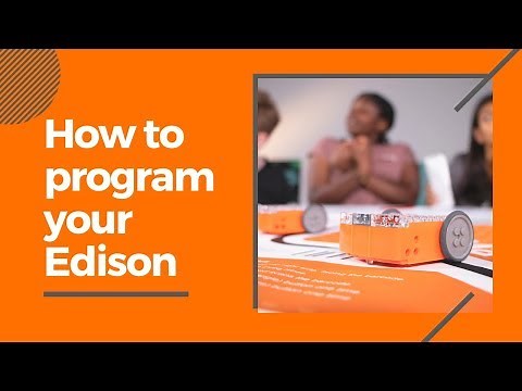 How to program Edison robots