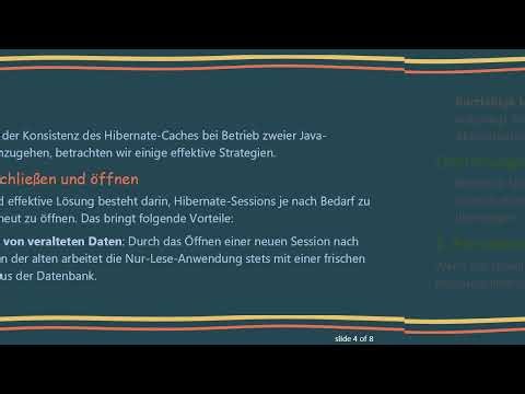Aufrechterhaltung der Hibernate Cache-Konsistenz zwischen Java-Anwendungen