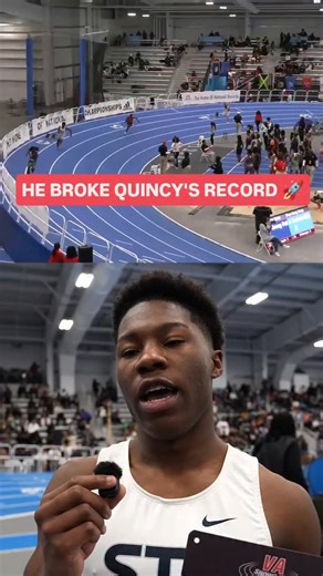FloTrack on Instagram: "🚨 National Record Alert 🚨 Last night, during the open 300's at the VA Showcase, Steffon Lyon took down the Freshman National Record in the 300m that was previously held by Quincy Wilson. Lyon ran 33.95 to become the first freshman boy under 34. Wilson's previous record was a 34.11. Watch the #VAShowcase LIVE on FloTrack"