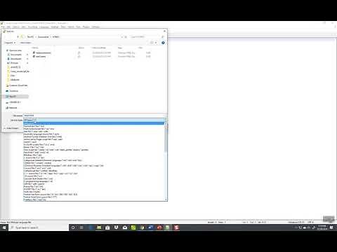 HTML5 - Creating a Basic WebPage in NotePad++