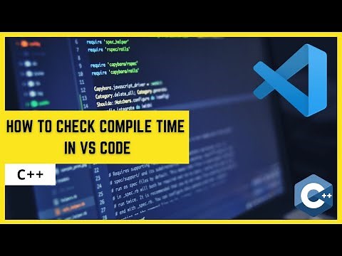 How to see Runtime/Compile time in VSCODE/ANY IDE (C++)