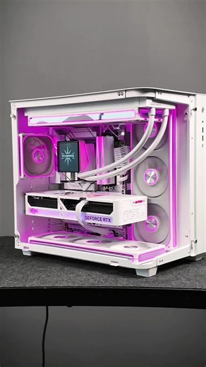 Build White PC : AMD Ryzen 7 9800x3D - ROG B850-A Gaming WiFi - Case Jonsbo TK-3 with RTX 5070Ti Ultra White 16G 🖥️🖥️ #PC #pcbuild #amd #whitepc #Foryou
