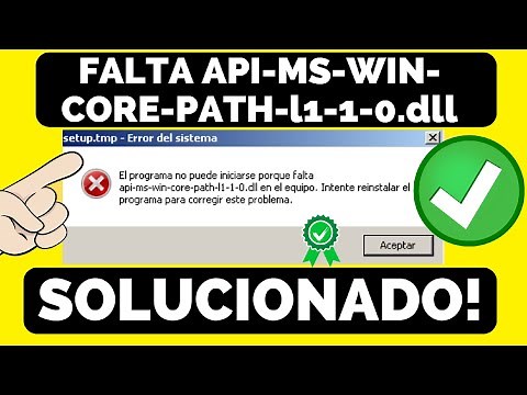 El programa no puede iniciarse porque falta api-ms-win-core-path-l1-1-0.dll en el equipo