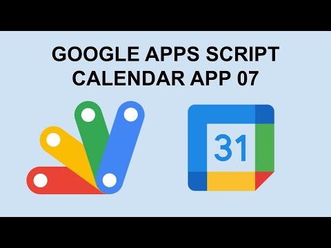 Google Apps Script for Beginners: how to update calendar events