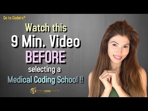 See this BEFORE selecting a Medical Coding School