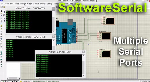 Arduino Software Serial”SoftwareSerial” Multiple Serial Ports