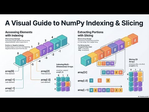 Lec 8: NumPy Array Indexing and Slicing #datascience #datascienceforbeginners #numpy #python