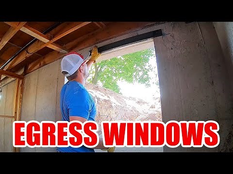 Cutting Egress Windows for Light and Safety