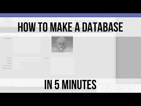 How to Make a Database in 5 Minutes | Free FileMaker 14 Videos | FileMaker Pro Training