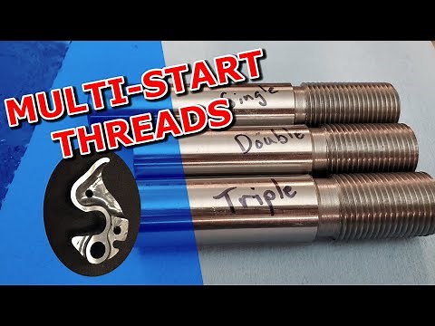 How to Cut Multi-Start Threads - Quick Machining Tips #23