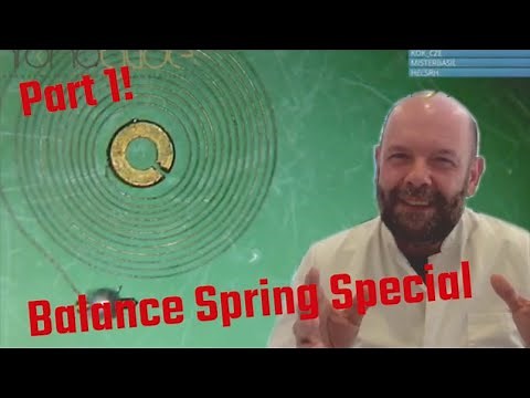 How to repair a Balancespring - hairspring Part 1of3