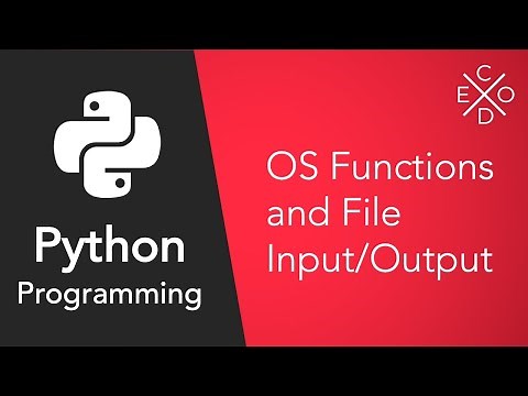 Advanced Python Programming - File Input and Output