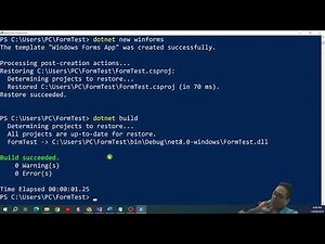 [.NET 8.0] Tạo Windows Forms bằng Visual Code, PowerShell và Visual Studio