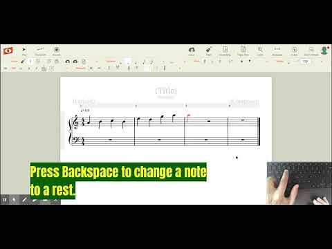 Noteflight Tutorial, Keyboard Shortcuts