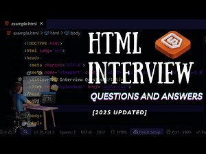 HTML Interview Questions | MOST ASKED HTML Interview Questions (2025)