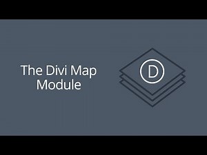 Divi Maps Module
