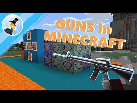 GUNS in Minecraft!: Minecraft Command Block Tutorial
