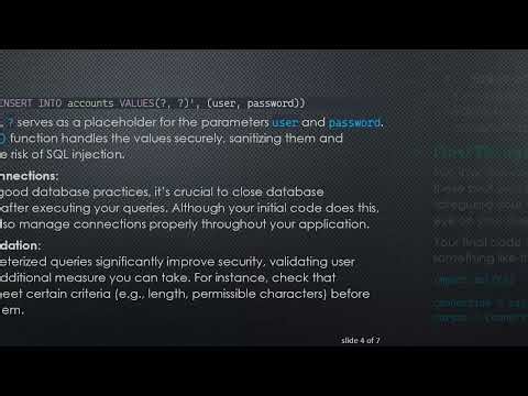 How to Make Your Code Safe from SQL Injections in Python with SQLite