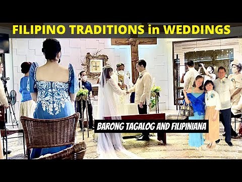 FILIPINO WEDDINGS (Ceremony & Tradition) Catholic Church in Tagaytay Philippines