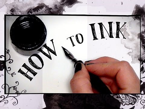 Beginners guide to inking - HOW TO INK