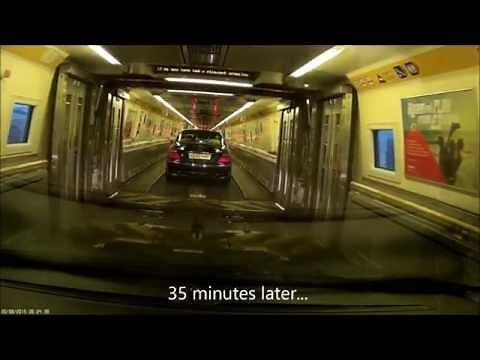 Driving the Channel Tunnel - Folkestone to Calais