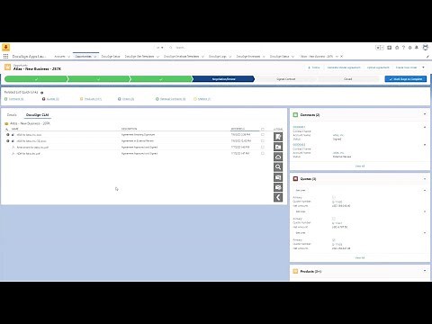 Demo: DocuSign CLM for Salesforce
