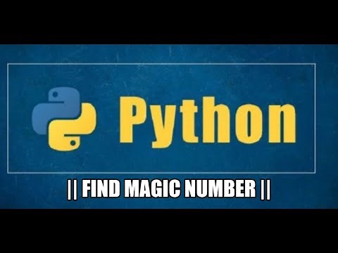 How to find Magic Number in Python Program || Learn to code In Python || Basics In Python #3