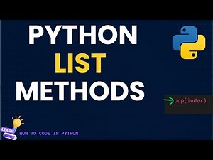 Python for Beginners | Master Python List Methods with Real-World Examples