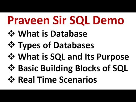SQL Demo Day 1 || SQL Learning || SQL Tutorial for Beginners