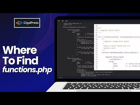 Where To Find functions.php In WordPress